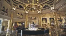  ?? Jumeirah ?? Jumeirah Zabeel Saray’s lobby with gold pillars was featured in the 2011 film ‘Mission Impossible – Ghost Protocol’