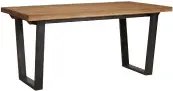  ??  ?? Perfect for large gatherings, the extendingC­alia table, from £799, John Lewis &amp; Partners, is available as a 6-10 or 8-12 seater