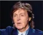  ??  ?? Paul McCartney