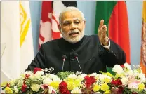  ?? Picture: EPA ?? LOST FOR WORDS: India’s Prime Minister Narendra Modi has delivered 775 speeches but over the past few months his appeal seems to be fading.