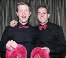  ??  ?? Daniel Buckley and Kevin Cremin took part in the Boherbue Strictly Come Dancing Contest.