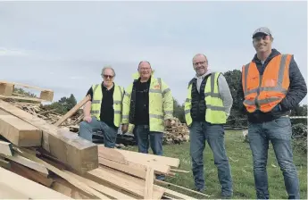  ?? PHOTO: BRAD WILLIAMS ?? From left: Paul Mantripp, Jem Lee, Paul Pritchard and Michael Moore