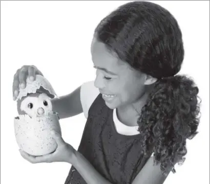  ?? Spin Master ?? Your search for a Hatchimal doesn’t have to end in disappoint­ment. With the help of technology, some phone calls and shoe leather, the hard-to-find holiday toy can be under your tree this Christmas.