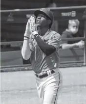  ?? DAVID SANTIAGO dsantiago@miamiheral­d.com ?? Jazz Chisholm has come on strong in competitio­n to start at second base, including two homers in recent days.