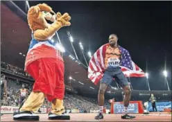  ??  ?? SHOOT DANCE. Noah Lyles ganó la Diamond en 200 metros.