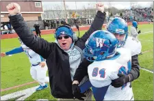  ?? SEAN D. ELLIOT/THE DAY ?? John Strecker, who has spent the past 25 seasons on the Waterford High School football sideline, including the last six as head coach, announced his retirement on Thursday.