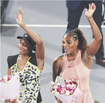  ??  ?? Venus et Serena Williams – Archives