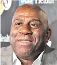  ??  ?? Magic Johnson