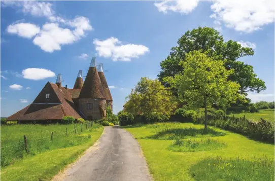  ??  ?? Converted windmills, towers and oast houses (above) ‘always attract a lot of interest,’ says James Greenwood of Stacks Property Search