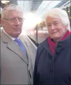  ??  ?? FARES FAIR? Nick Hewer and Margaret Mountford.