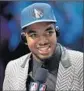  ?? Elsa Garrison
Getty I mages ?? KARL- Anthony Towns’ name was called f irst.