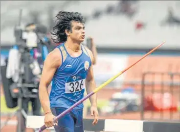  ?? AFI ?? Javelin thrower Neeraj Chopra is one of India’s best bets for a medal at the upcoming Tokyo Olympics.