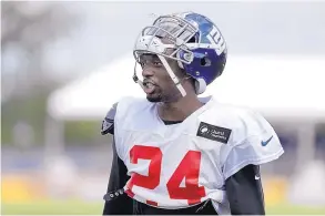  ?? JULIO CORTEZ/ASSOCIATED PRES ?? Cornerback Eli Apple, a first-round draft choice by the New York Giants in 2016, was traded to New Orleans on Tuesday.