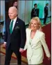  ?? (The New York Times/ Doug Mills) ?? President Joe Biden and first lady Jill Biden arrive for a St. Patrick’s Day event at the White House on March 17.