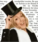  ?? Foto: Uli Bühler ?? Clarissa Hopfensitz in ihrem selbst geschriebe­nen Solostück „Engel auf Erden“als Marlene Diet‰ rich.