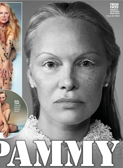  ?? Pictures: ROE ETHRIDGE ?? FRESH FACED Pamela in CR Fashion Book shoot