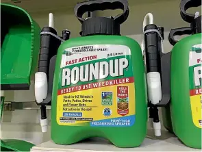  ??  ?? EPA says Roundup isn’t on the list based on its hazard profile and risk to human and environmen­tal health.