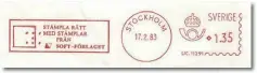  ?? ?? Swedish meter mark showing original pinpunch control card