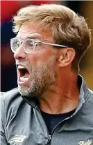  ?? REUTERS ?? Demanding: Jurgen Klopp