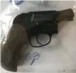  ??  ?? The gun seized at a house on Sheriff Street in Dublin