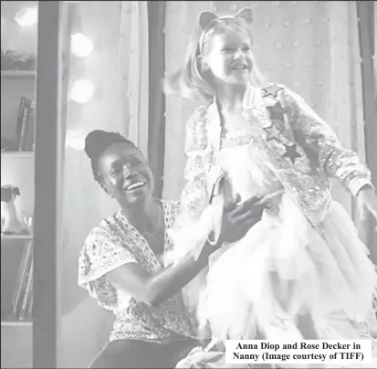  ?? ?? Anna Diop and Rose Decker in Nanny (Image courtesy of TIFF)