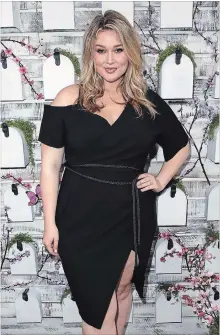  ?? DAVID LIVINGSTON GETTY IMAGES ?? “I think confidence is a learned thing,” says body positivity advocate and plus-sized model Hunter McGrady.