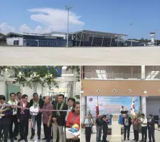  ?? Photo from DOTr ?? Opening of the new Puerto Princesa Internatio­nal Airport.