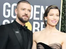  ?? VALERIE MACON/GETTY IMAGES ?? Justin Timberlake and actor Jessica Biel have been married for six years and have a three-year-old son together.