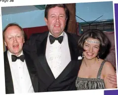  ?? ?? Party time: Petronella with Andrew and Lord Charles Spencer-Churchill