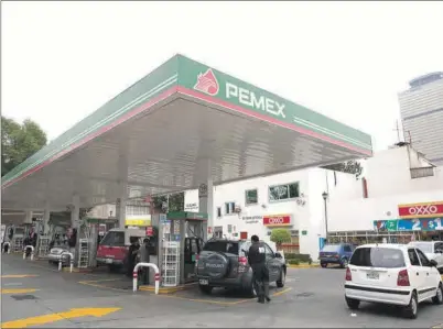  ?? BLOOMBERG ?? Gasolinera en México.