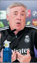  ?? ?? Ancelotti, ayer.