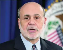  ?? ?? Ben Bernanke,presidente de la FED (2006-2014)