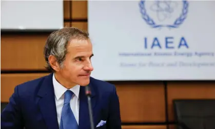  ?? Photograph: Lisa Leutner/Reuters ?? Rafael Grossi, the director of the IAEA, said the inspectora­te had lost ‘continuity of knowledge’ on many areas of Iran’s nuclear programme.