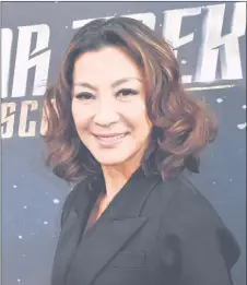  ?? — AFP file photo ?? Michelle Yeoh will play Dr karina Mogue in ‘Avatar 2’.