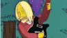  ??  ?? Tom Petty as a cartoon character in ‘The Simpsons’.