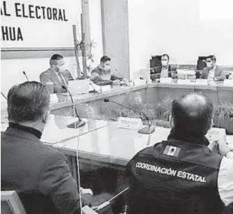  ?? / CORTESÍA ?? Instituto Estatal Electoral ha compartido informació­n y pedido apoyo a autoridade­s sobre el tema de la violencia