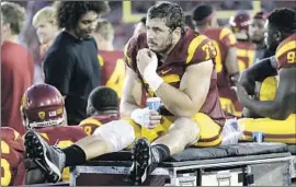  ?? Jae C. Hong Associated Press ?? TUERK was a four-year starter at USC but suffered a knee injury his senior year.