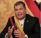  ?? FOTO BELGA ?? Rafael Correa.