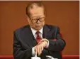  ?? Foto: Schiefelbe­in, AP, dpa ?? Mit 96 Jahren gestorben: Ex-Präsident Jiang Zemin.