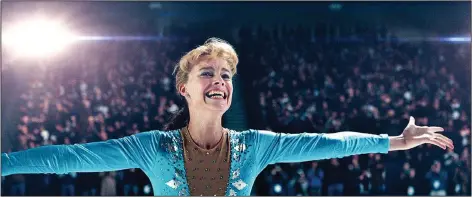  ??  ?? Margot Robbie plays ice skating Olympics hopeful Tonya Harding in the docudrama I, Tonya.