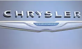  ?? KAREN BLEIER, AFP/GETTY IMAGES ?? Chrysler is recalling more than 38,000 vehicles for airbags failing to deploy during a crash. According to the National Highway Traffic Safety Associatio­n, the steering column control module may not be welded properly and can prevent the driver’s airbag from deploying.