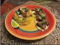  ?? CONTRIBUTE­D BY KRASHELLE CUFFY ?? “MasterChef Junior” contestant Brielle Jones’ signature dish is Jerk Shrimp and Pineapple Rice with Pico de Gallo and Avocado Crema.