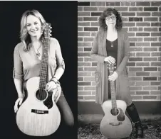  ??  ?? Kate Callahan and Anne Marie Menta are performing Jan. 30 at the Buttonwood Tree in Middletown.