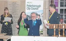  ?? ?? Wayne Fitzgerald is the current leader of Peterborou­gh City Council