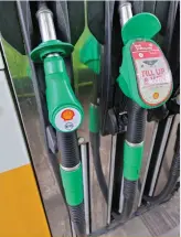  ?? ?? Over the winter lay-up, it’s best to fill your petrol motorhome’s tank with E5 super-unleaded to avoid any problems