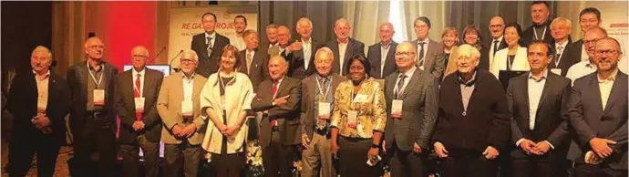  ?? ?? Participan­ts at the just concluded Real World Gastritis Initiative (RE.GA.IN) project that held in Venice, Italy from 7th November to 10th November 2022. In the middle is Prof. Stella Smith, the only African Consultant to the Project