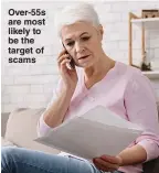  ?? Picture: GETTY ?? Over-55s are most likely to be the target of scams