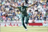  ??  ?? Hashim Amla, left, and Imran Tahir, above, shone for South Africa in their opening Champions Trophy encounter.