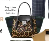  ??  ?? Bag, £1,060, Michael Kors Collection