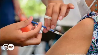  ??  ?? Campaña de vacunación en Chiapas.